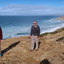Rudi and Tommy north of the cape Cabo Espichel